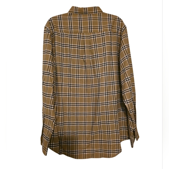 Van Heusen Men's Weekend Twill Shirt Crockery Plaid L NWT - Picture 6 of 15